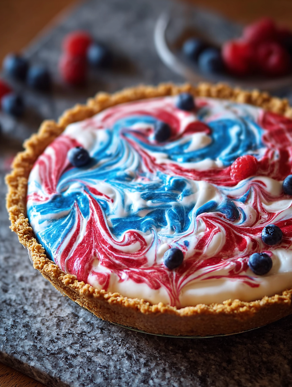 4th of July Swirl Pie