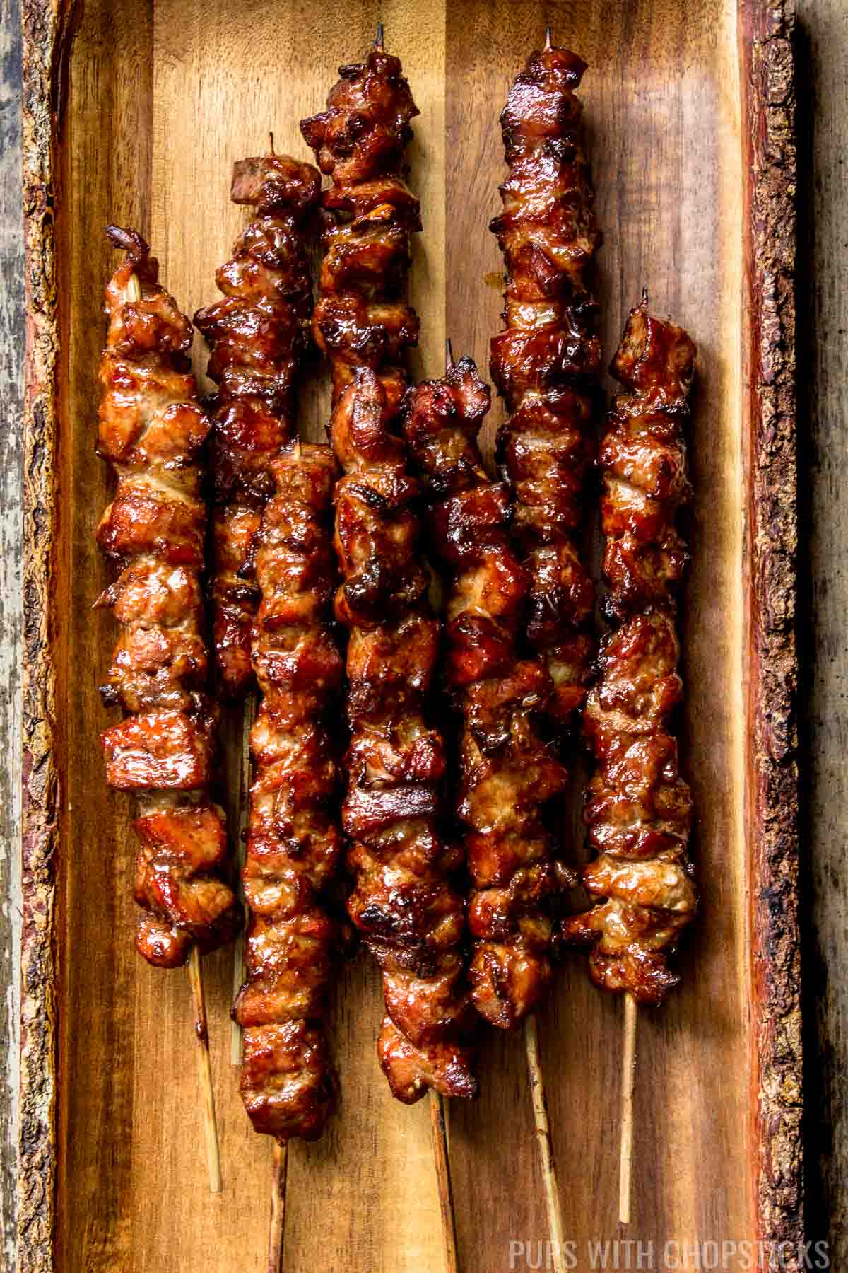 Grilled Thai Coconut Chicken Skewers