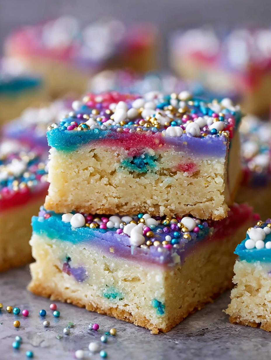 Fireworks Sugar Cookie Bars