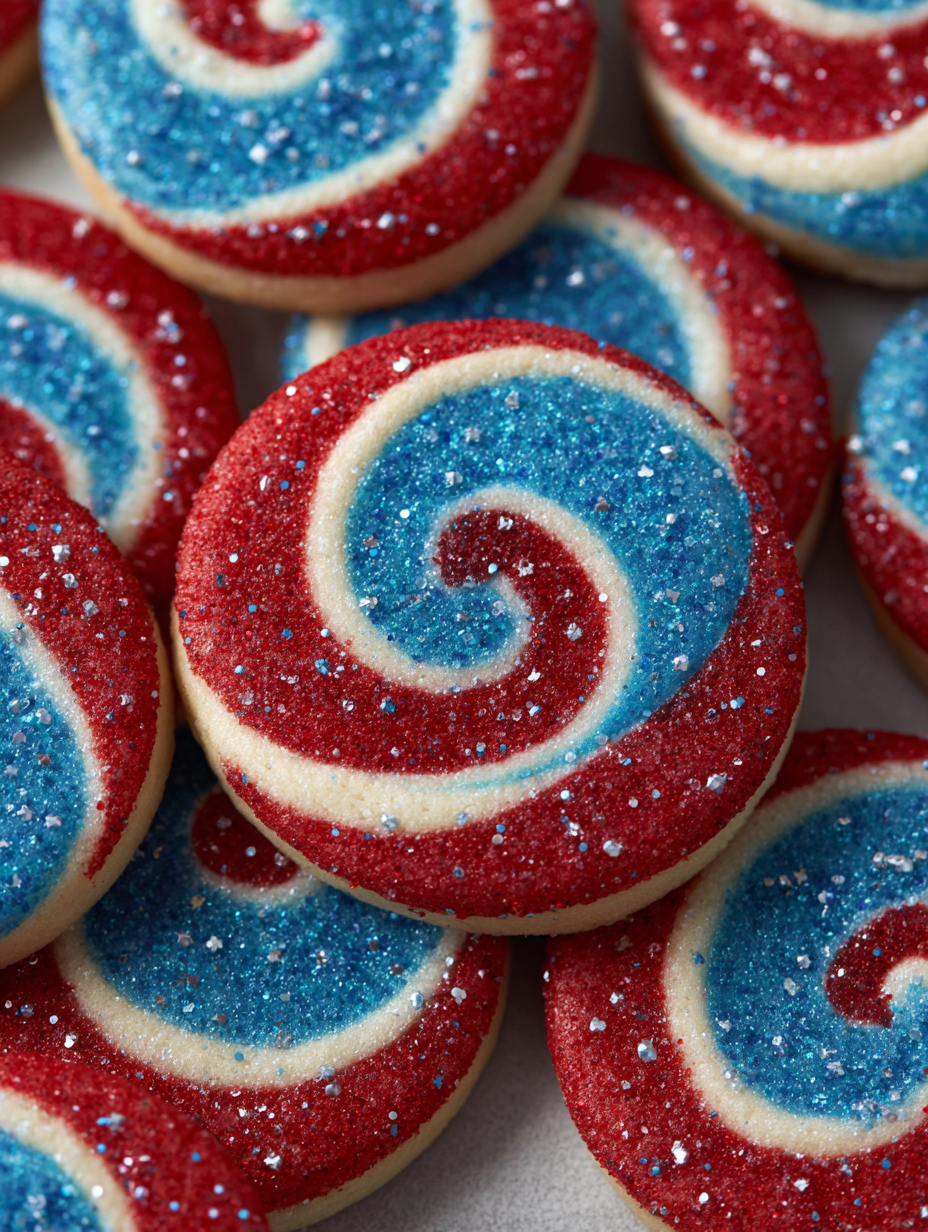 Patriotic Swirl Cookies